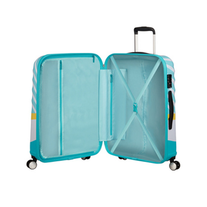 Średnia walizka AMERICAN TOURISTER BLUE KISS MICKEY 85670 Niebieska