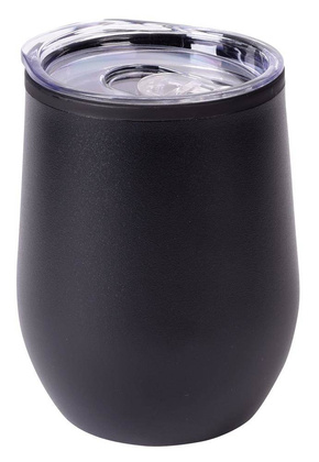 Kubek termiczny BOWLY, czarny, poj. ok. 300 ml.