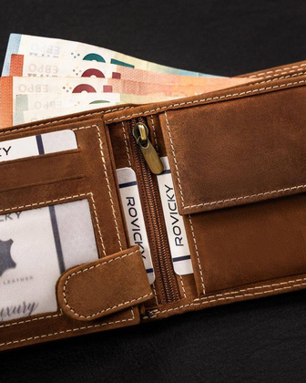 Portfel skórzany męski N992-CHM