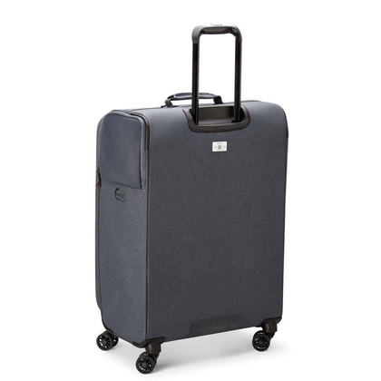Delsey Maubert 2.0 średnia antracytowa miękka walizka na kółkach 69 cm