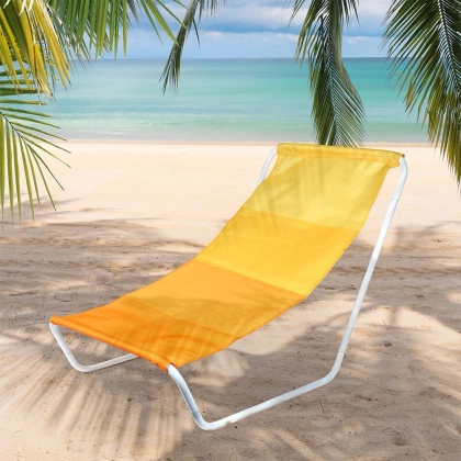 Leżak plażowy składany