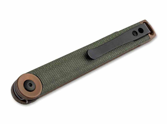 Nóż Böker Plus Kaizen Green Canvas Micarta