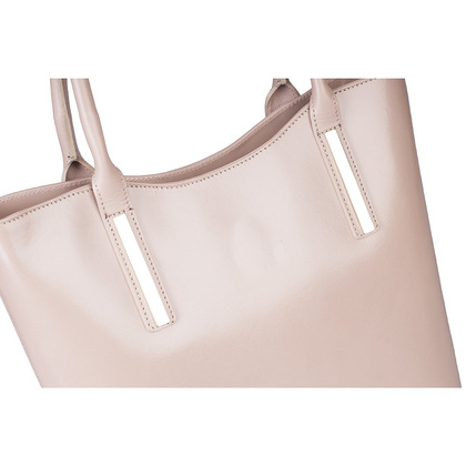 Torebka damska skórzana KEMER 635 Beżowa - min. zamówienie 20 / 50 / 100 szt.