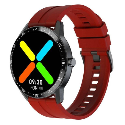 SMARTWATCH G. Rossi SW018-4 black/red (zg335d) WŁASNE TARCZE