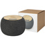 Ecofiber głośnik Bluetooth® z bambusa/RPET i bezprzewodowa ładowarka indukcyjna