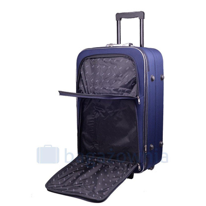 Średnia walizka PELLUCCI RGL 773 M Granatowa