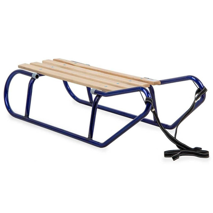 Sanki Metalowe Andy Kuligowe / Zjazdowe 2 Osobowe Niebieskie