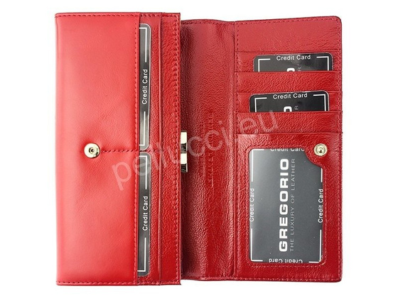 Portfel damski skórzany PELLUCCI N100 Niebieski