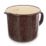Kubek z miarką garnek emaliowany retro 1,2 l 12 cm