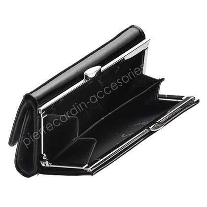 Portfel damski skórzany PIERRE CARDIN 02 LEAF 117 Szary