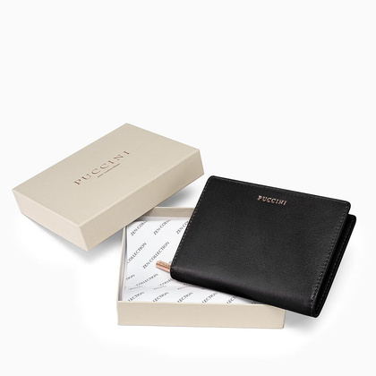 Portfel damski skórzany PUCCINI ZEN ZN9186 1 Czarny