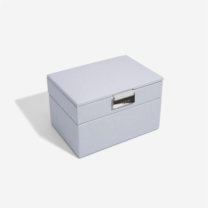 Szkatułka na biżuterię Stackers podwójna mini lawendowa