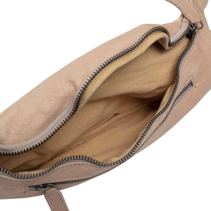 Saszetka / nerka skórzana Valencia Beżowa - min. zamówienie 20 / 50 / 100 szt.