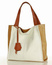 Modny skórzany shopper MAZZINI - Portofino Max multi biały - min. zamówienie 20 / 50 / 100 szt.