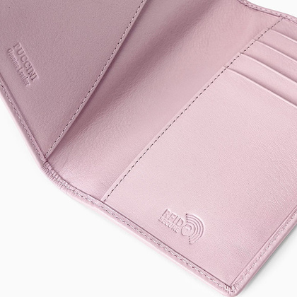 Etui na dokumenty skórzane PUCCINI ZN9214 3C Różowe