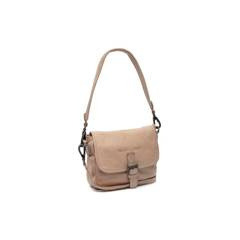 Torebka damska, listonoszka skórzana Beżowa - min. zamówienie 20 / 50 / 100 szt.