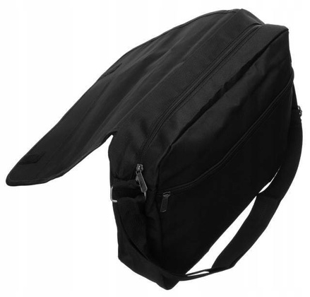 Mlodziezowa torba z poliestru z szerokim regulowanym paskiem