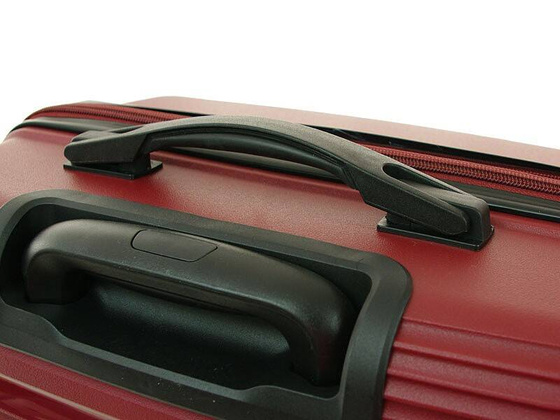 Średnia walizka DIELLE 170 Bordowa