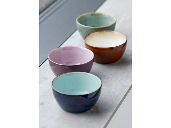 Zestaw misek 4sz. 12cm Wood/Sand Stoneware 28090