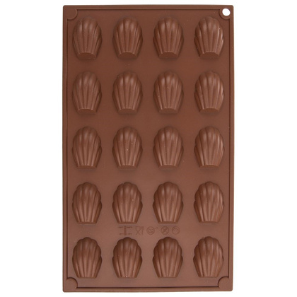 Forma silikonowa do pieczenia ciastek muszelek na praliny muszelki 20 sztuk