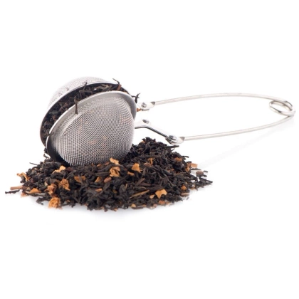Sitko do zaparzania ziół herbaty stalowe szczypce z uchwytem / zaparzacz