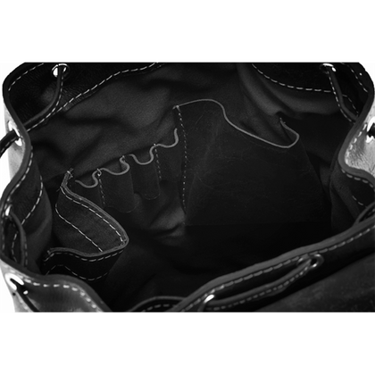 Plecak skórzany KEMER VOOC RETRO TC13 Czarny