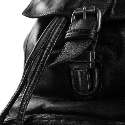 Plecak z miejscem na smartfon Czarny - min. zamówienie 20 / 50 / 100 szt.