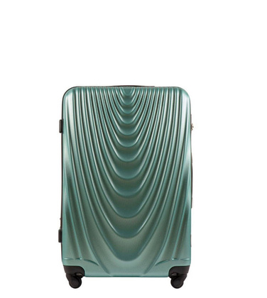 Duża walizka WINGS 304 L Gold Green