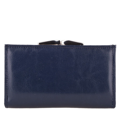 Portfel damski skórzany KEMER P13 Granatowy - min. zamówienie 20 / 50 / 100 szt.