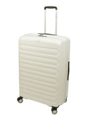 Walizka DIELLE 100 4k 76cm duża biała PP z poszerzeniem