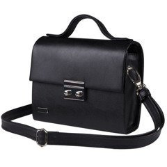 Torebka wizytowa z paskiem KEMER SOLIER F19 Czarna - min. zamówienie 20 / 50 / 100 szt.