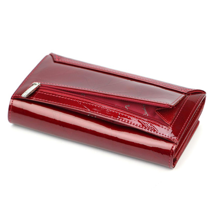 Duży skórzany portfel damski Pierre Cardin