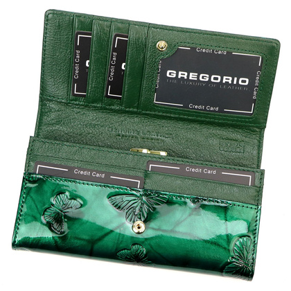 Portfel damski skórzany PELLUCCI BTS-100 Czerwony