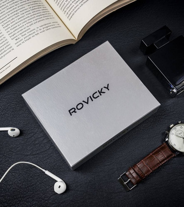 Skórzany portfel męski z ochroną kart rfid protect