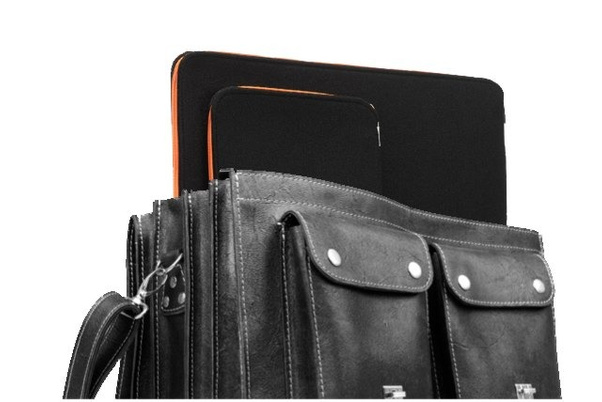 PROMO SET Torba TC12 Czarna + Etui na laptop EPD1 Szare