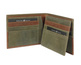 BH-261 OKLAHOMA Portfel męski skórzany Zielono Brązowy