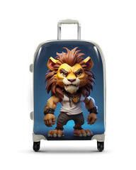 Średnia walizka Lew