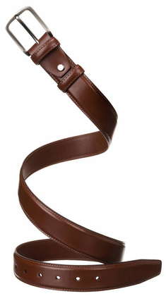 Szeroki skorzany pasek meski z tradycyjna klamra