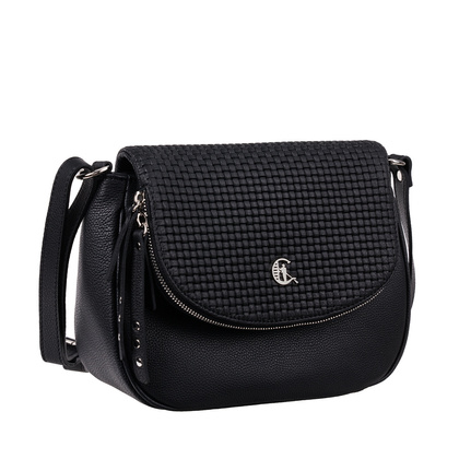 Torebka Canaletto z klapką z tłoczeniem plecionki – elegancja i funkcjonalność na lata TD717s33t1