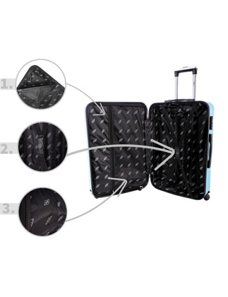 Duża walizka PELLUCCI RGL 730 L + KUFEREK GRANATOWY