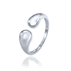 MINET Pierścien srebrny z kroplami wielkość 15