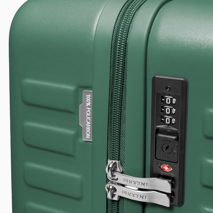 Mała kabinowa walizka PUCCINI MUNICH PC035C 5D Zielona