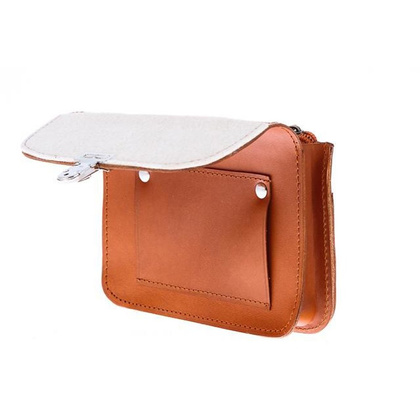 Saszetka do paska skóra KEMER VOOC Vintage P11 Brązowy