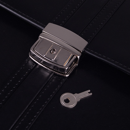 Teczka skórzana KEMER B 391/DW Czarna