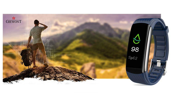 Smartband Giewont GW200-6 + Dodatkowy pasek granatowy