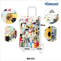 Torba na stelaż wózka zakupowego ANDERSEN MIX