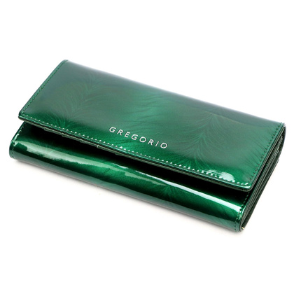 Portfel damski skórzany PELLUCCI FF-100 Zielony