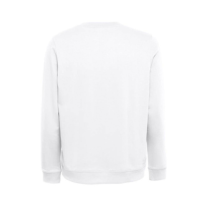 THC COLOMBO WH. Bluza (unisex) z włoskiej frotte bez zapięcia. Kolor biały