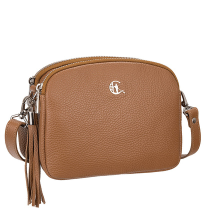 Mała torebka Canaletto z groszkowanej skóry licowej – klasyka i praktyczność na co dzień TD835