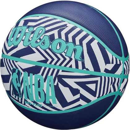 PIŁKA DO KOSZYKÓWKI WILSON NBA DRV PLUS DAZZLE CAMO BSKT INDIGO R.6